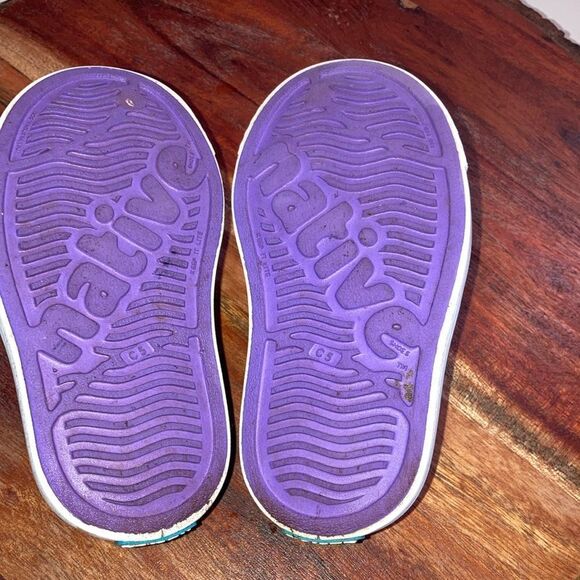 NATIVE C5 Purple Unisex Sparkling Slip Resistant Shoes - Picture 11 of 12